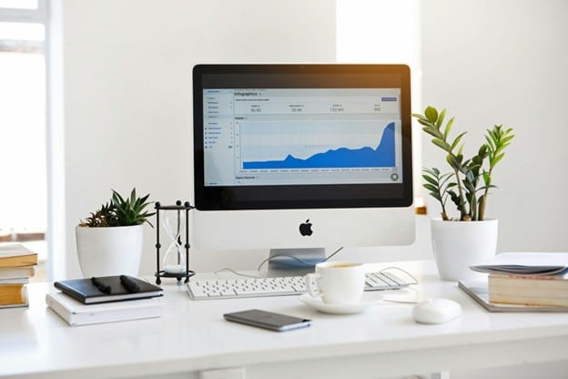 Home workspace arranged as per Vastu with natural light and calm décor